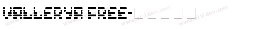 Vallerya FREE字体转换